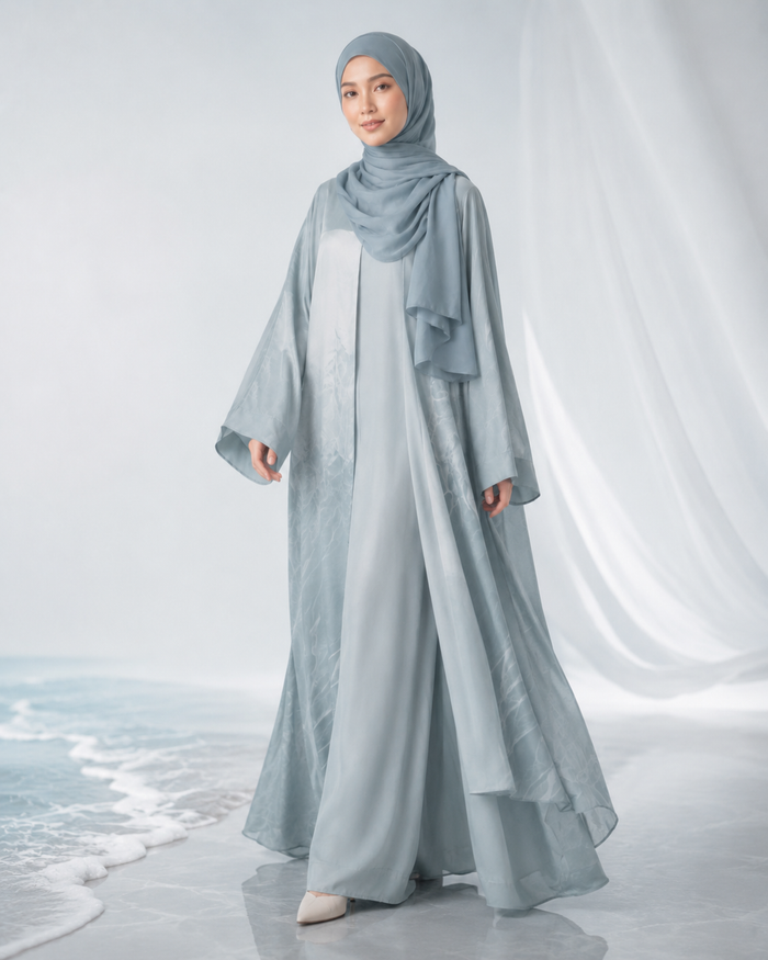 Tidal Veil Abaya