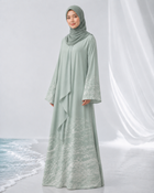 Sage Tide Abaya